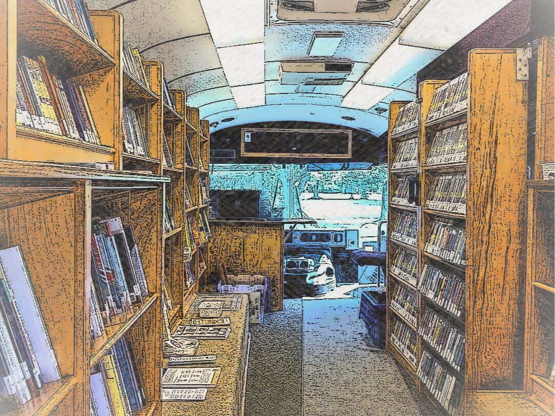 Bookmobile Interior