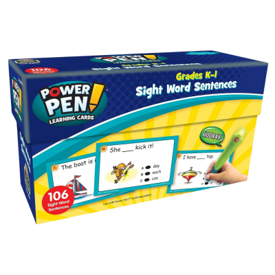 Sight Word Learning Cards (Power Pen) Image
