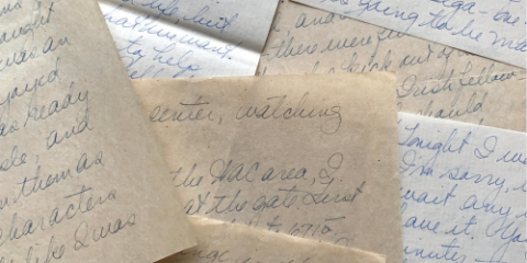 old hand written letters