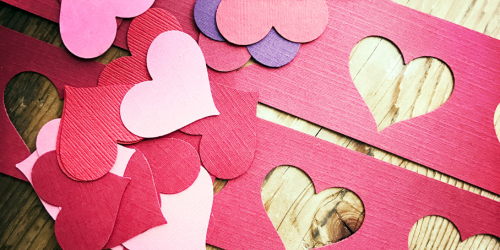 paper lovehearts
